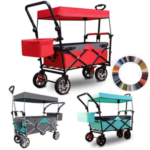 Carros plegables para exteriores de techo resistente de nuevo diseño, carro plegable multiusos para campamento, jardín, carro utilitario para patio - Product Image 1