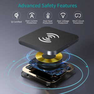 <span class=keywords><strong>Chargeur</strong></span> sans fil 10W pour téléphones Support de charge sans fil pour Iphone pour <span class=keywords><strong>Samsung</strong></span> <span class=keywords><strong>QI</strong></span> <span class=keywords><strong>Chargeur</strong></span> sans fil avec câble USB 5V 2A - Product Image 3