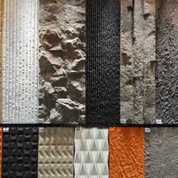Léger Artificiel Faux Volcanique Falaise Nébuleuse 3D Flexible Rock Champignon Montagne PU Pierre Mur Moderne pour Intérieur Extérieur Utilisation