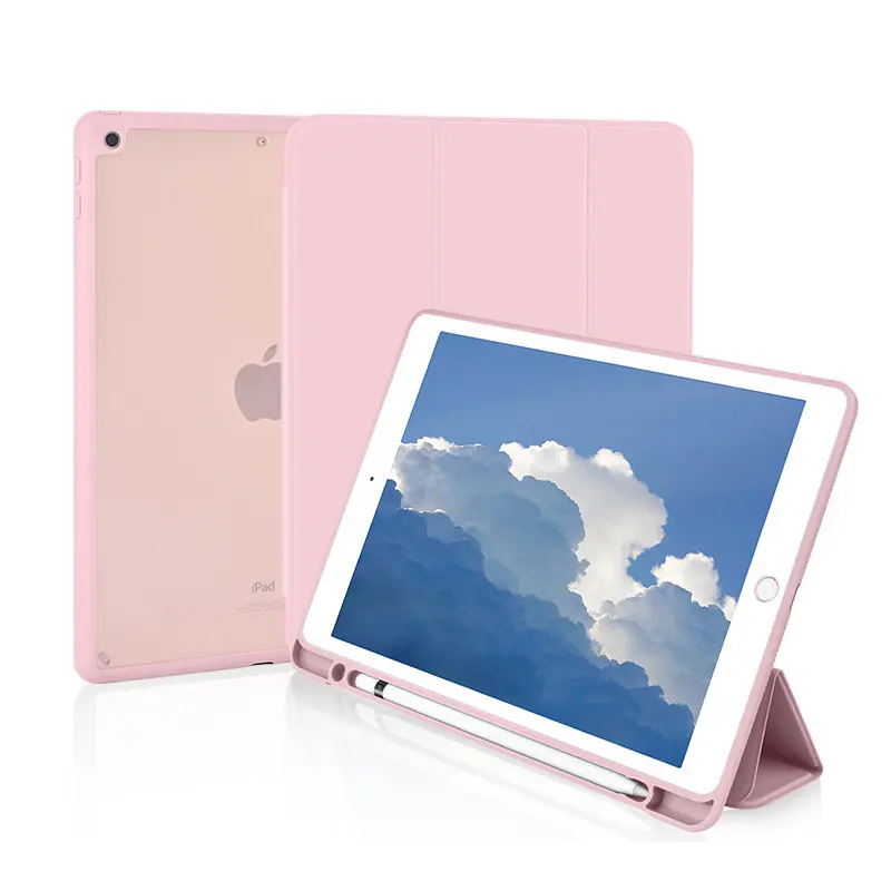 Auto wake sleep stand rubber cover tablet leather case for IPAD mini 2 3 4 5 6 air air2 pro 9.7 10.2 10.5 10.9 11 12.9 inch