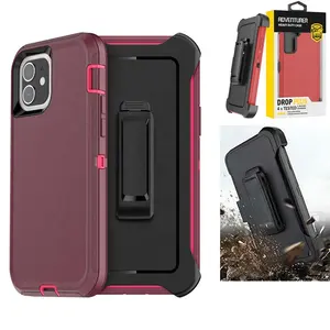 Holster holder Robot Armor Mobile Phone Case For iPhone 14 pro 15 Rugged Belt Clip kickstand Heavy Duty Defender Back Cover