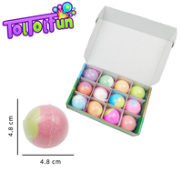 Bombe de bain parfumée pour spa, boule de douche effervescente avec billes de sucre et sel, pour une aromathérapie relaxante, cadeau en gros