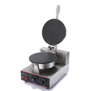 Tête simple Gaufre Cône <span class=keywords><strong>Boulanger</strong></span> Électrique Cornet de glace <span class=keywords><strong>Gaufrier</strong></span> Cône Baker Machine - Product Image 1