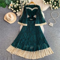 Robe longue plissée de haute qualité pour femmes, robes élégantes pour femmes, vêtements pour femmes