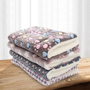Logo Hunde bett verdickt Haustier weiche Woll matte Decke Matratze Haushalt tragbar wasch bar warmer Teppich Haustier Schlaf matte - Product Image 2