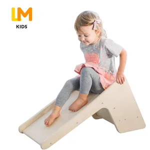 LM çocuklar yeni tasarım anaokulu okul kapalı tırmanma oyuncaklar yeni yürümeye başlayan çocuklar için spor ekipmanları çocuklar slayt