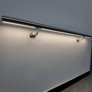 Rampe d'escalier murale en acier inoxydable 304 avec <span class=keywords><strong>LED</strong></span>, lumineuse et antidérapante, pour couloir d'hôtel et escalier - Product Image 4