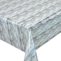 Nappe en PVC imperméable et résistante à l'huile, impression holographique brillante, nappe en PVC pour fête, pique-nique en plein air, directement de l'usine