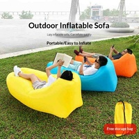 Canapé gonflable personnalisé, léger et pliable, chaise longue gonflable pour la maison, le camping, le pique-nique, la plage, les meubles d'extérieur