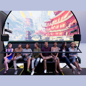 Parc d'attractions Arcade <span class=keywords><strong>Jurassic</strong></span> World 3D Ride Naked-Eye 5D VR Dome Theatre Flying Cinema - Product Image 5