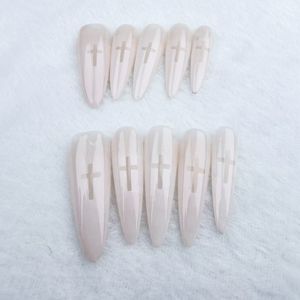 <span class=keywords><strong>Uñas</strong></span> largas puntiagudas hechas a mano reutilizables de fábrica al por mayor - Product Image 6