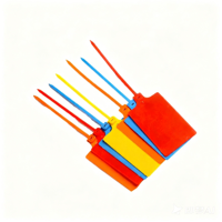 Étiquettes personnalisées Ningfei NFP PP pour vêtements industriels, étiquettes imprimées avec nom et logo, attaches en plastique pour câbles, longueur 400 mm, largeur 3,6 mm, -50~+80