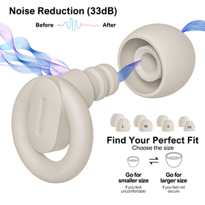 Hearing Protection Noise Cancelling Ear <b>Plugs</b> for Sleep Noise Reduction for Sleeping Noise Reduction Silicone - Product Image 3
