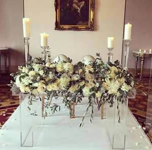 Wedding Supply Rectangle <strong>Clear</strong> Acrylic Dining Party <strong>Tables</strong> - Product Image 3