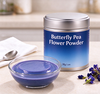 Pasokan Pabrik Bubuk Bunga Butterfly Pea Grosir Bunga Butterfly Pea Bubuk Biru MOQ Rendah