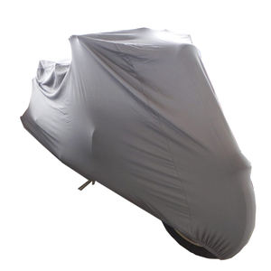 Couverture de <span class=keywords><strong>moto</strong></span> à haute élasticité Universal Fit Premium Indoor Motorcycle Cover Tarpaulin - Product Image 1