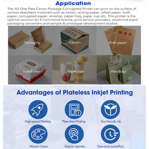 <span class=keywords><strong>Imprimante</strong></span> numérique multifonctionnelle à passage unique pour l'impression sur carton, sacs en papier et papier kraft - Product Image 3