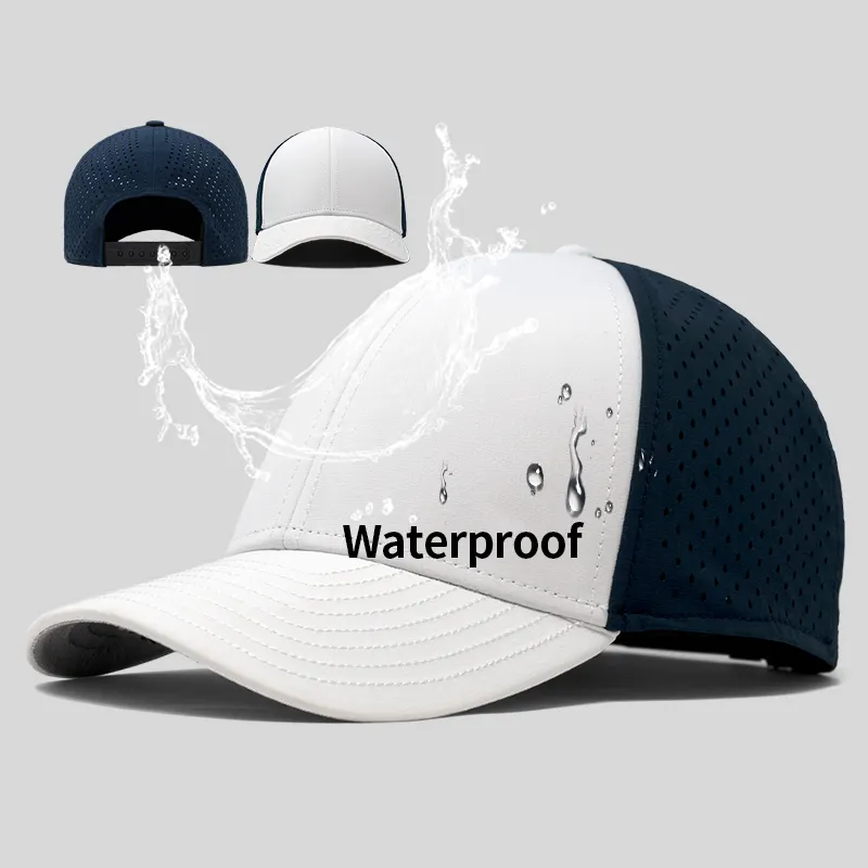 HS40 Baseball Casquette Sans Logo Structured Personnalisable Golf Sport Melin A-Game Waterproof Casquette Snap Back Cap