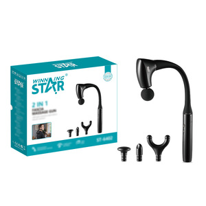 Le nouveau mini-masseur musculaire transfrontalier pour le cou et les épaules de Winningstar, pistolet de massage électrique portable multifonctionnel 4-en-1. - Product Image 1