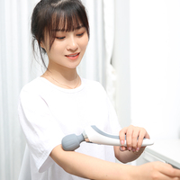 Potente silencioso sin escobillas de percusión de tejido profundo Relax Fascia Body Muscle Mini masajeador Sticks