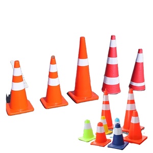 Conos de Tráfico de PVC para Construcción al por Mayor, Conos de Tráfico de Goma de Tamaño Personalizado de 75 cm, Conos de Seguridad para Tráfico - Product Image 1