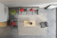Canapé modulaire personnalisable à assembler soi-même pour les projets d'aménagement intérieur d'hôtels, de bureaux, d'espaces publics et commerciaux