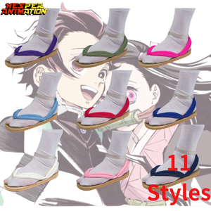 Halloween Anime Demoned Slayers Cosplay <span class=keywords><strong>Chaussures</strong></span> pour Adultes Kamado Tanjirou Différents Personnages Cos <span class=keywords><strong>Chaussures</strong></span> Offre Spéciale Cosplay Chaussure - Product Image 1