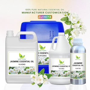 Huile essentielle absolue de fleur de jasmin biologique Vente en gros Distillation à la vapeur Fleur de jasmin Huile essentielle de massage pour le soin de la peau - Product Image 1