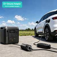 Adaptateur de mise à la terre pour véhicule électrique (VE) – Adaptateur de terre pour chargeur de VE portable sans fil de terre – Recharge sans fil de terre