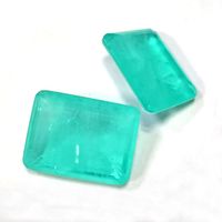 YZ a granel al por mayor Stock 6X8mm corte esmeralda Brasil fusión piedra rubí Fanta turmalina Paraiba Etc Arco Iris fusión piedra joyería conjunto