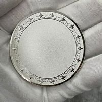 Pièces commémoratives vierges en alliage de zinc avec motif brillant pour gravure au laser, médailles de collection en émail métallique
