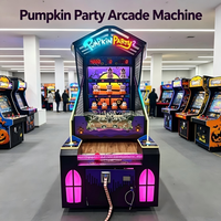 Machine de jeu vidéo d'arcade à monnayeur, simulateur de tir de balles Pumpkin Party pour salles d'arcade, centres de divertissement familial et centres commerciaux