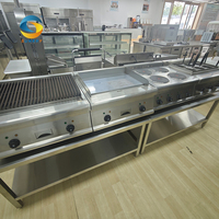 Équipement de barbecue professionnel pour la restauration rapide, matériel de cuisine commerciale, ensemble d'équipements de luxe pour la restauration, Foshan