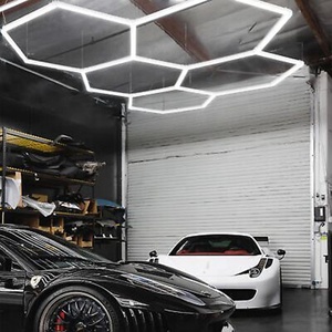 HanYin Hot Selling Beehive Garage Lighting Gymnasium Hexagonal Led Light Garage Lamp Office - Product Image 4