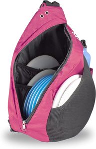 Muestra Gratuita de Bolsa de Golf/Mochila Multifuncional de Lujo con 20 Discos, con Bolsillo Lateral y Portavasos/Enfriador Aislado - Product Image 2