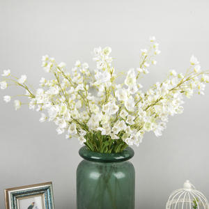 ¡Novedad DE 2017! 2 tenedores, tallos largos, flor de seda, campanillas artificiales, campanillas para decoración de eventos de boda - Product Image 3