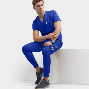 OEM <span class=keywords><strong>abbigliamento</strong></span> <span class=keywords><strong>medico</strong></span> ospedale uniforme medici infermieri uomini donne infermieristico Scrub uniforme <span class=keywords><strong>abbigliamento</strong></span> ospedale camice - Product Image 4