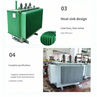 Transformateur de puissance immergé dans l'huile, Variac, transformateur variable, entrée 10 kV, sortie bobine triphasée 380 V/480 V