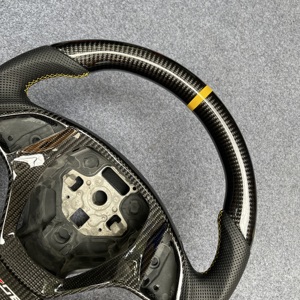Volant en fibre de carbone réduisant la fatigue de conduite pour <span class=keywords><strong>Corvette</strong></span> C7 2014 <span class=keywords><strong>2015</strong></span> 2016 2017 2018 2019 - Product Image 3