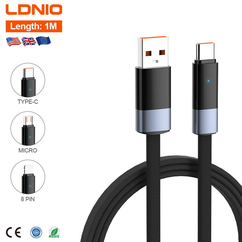 CABLE LDNIO LS241 1M 50W USB-TC