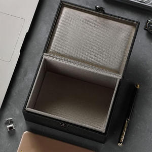 Boîte à clés de blocage de signal boîte de Faraday étui de rangement de bloqueur de Signal antivol en cuir PU pour porte-clés de <span class=keywords><strong>voiture</strong></span> - Product Image 4