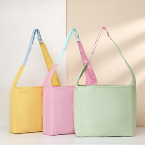 Bolsas de Compras de Lona de Algodón Reciclado Ecológicas Personalizadas con Bolsillo para Mujer - Product Image 2