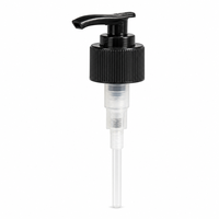 Pompe à lotion en plastique 24/410 28/410 33/410 avec col nervuré pour flacons de savon liquide, shampoing et gel douche