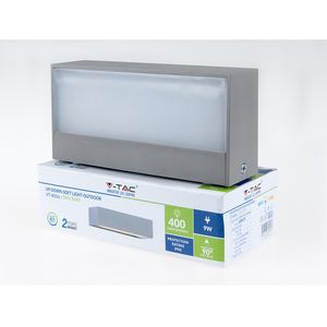 ไฟติดผนัง LED V-Tac 9W แบบส่องขึ้นลง IP65 อลูมิเนียมอัลลอยด์ สำหรับภายนอกอาคาร สวน รูปทรงยาว 6400K รับประกัน 3 ปี - Product Image 4