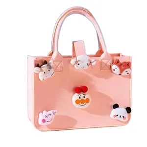 Hot Selling Faddish Purses Handbags Women Bags Fashion Elegant Handbag Portable Suede Felt Ladies Handbags