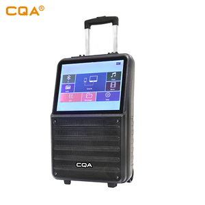 Cqa màn hình cảm ứng Bluetooth Loa với hệ thống Android và chức năng <span class=keywords><strong>WIFI</strong></span> Xe đẩy Loa nhà trong nhà ngoài trời hệ thống âm thanh - Product Image 2