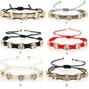 Cuentas de semilla de Miyuki perle hechas a mano con cuentas de cristal, pulsera ajustable tejida - Product Image 6