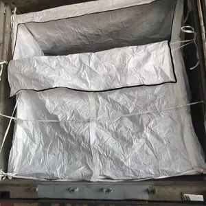 20ft Pp Pe Droge Bulk Container Liner Bag Voor Asbest Poeder Polypropyleen Grondstof Rubber