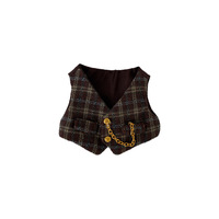 Tenue de costume de petit gentleman pour ours articulé, comprenant chemise et chapeau haut-de-forme, jouet en peluche ours mignon en tissu, pour 14 ans et plus