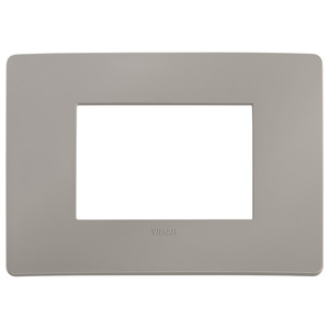 Cubierta para Interruptor de Pared Vimar Plana Up 3M, Color Gris Cemento Mate, 9.7x16.5cm - Product Image 1